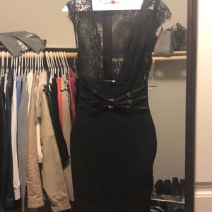 Black cocktail dress